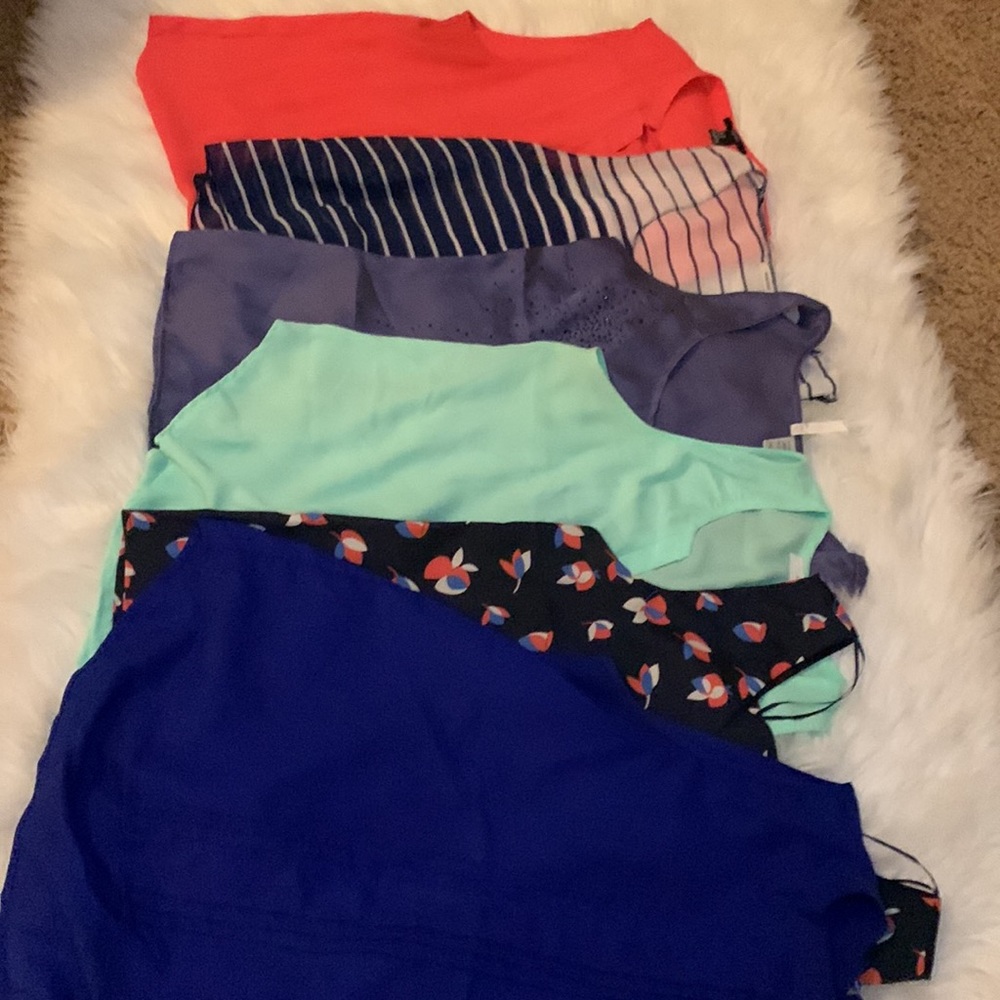 Set of 6 tank tops work to casual